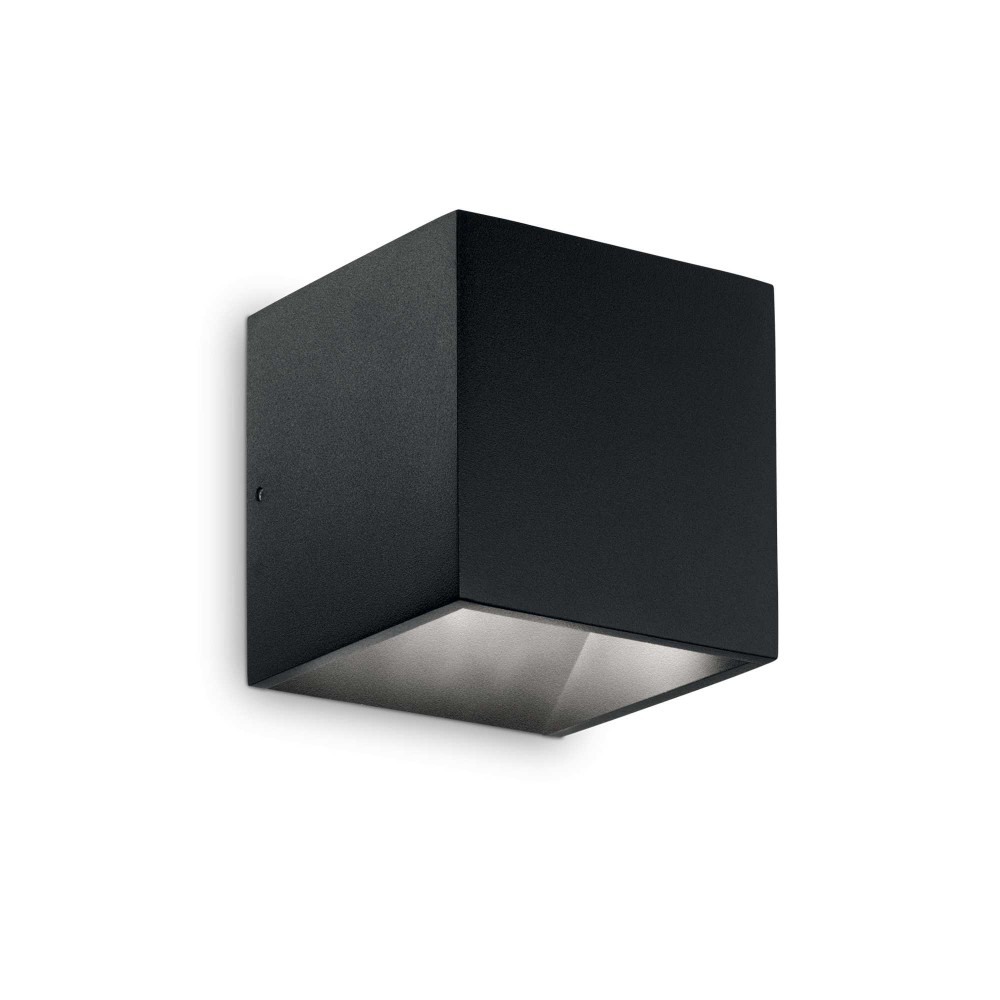 Šviestuvas RUBIK AP1 BLACK-Lauko šviestuvai-Pagrindinis-Ideal lux, Italija