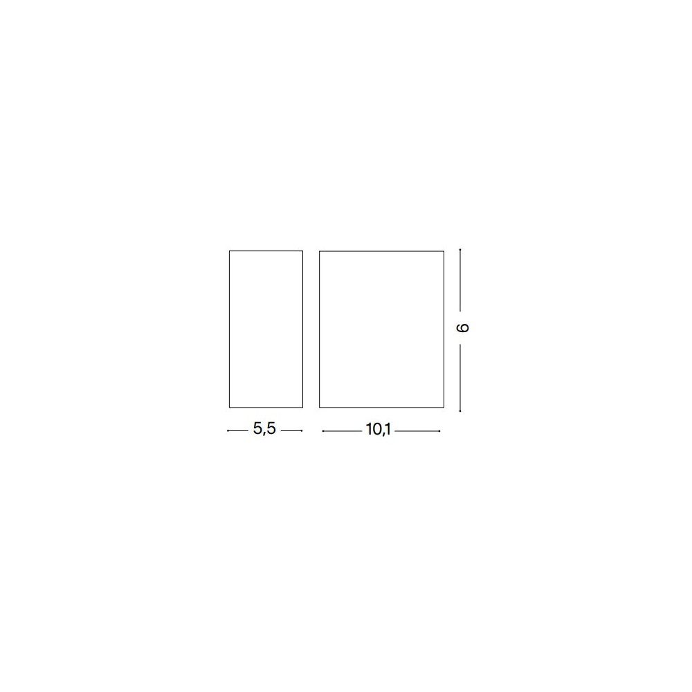 Šviestuvas TETRIS-1 AP1 WHITE-Lauko šviestuvai-Pagrindinis-Ideal lux, Italija