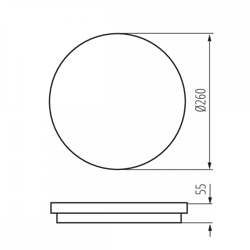 Šviestuvas BENO LED 24W 4000K IP54 GREY ROUND-Lauko šviestuvai-Pagrindinis-Kanlux, Lenkija