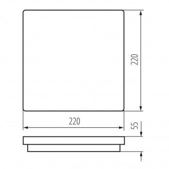 Šviestuvas BENO LED 18W 4000K IP54 WHITE-Lauko šviestuvai-Pagrindinis-Kanlux, Lenkija