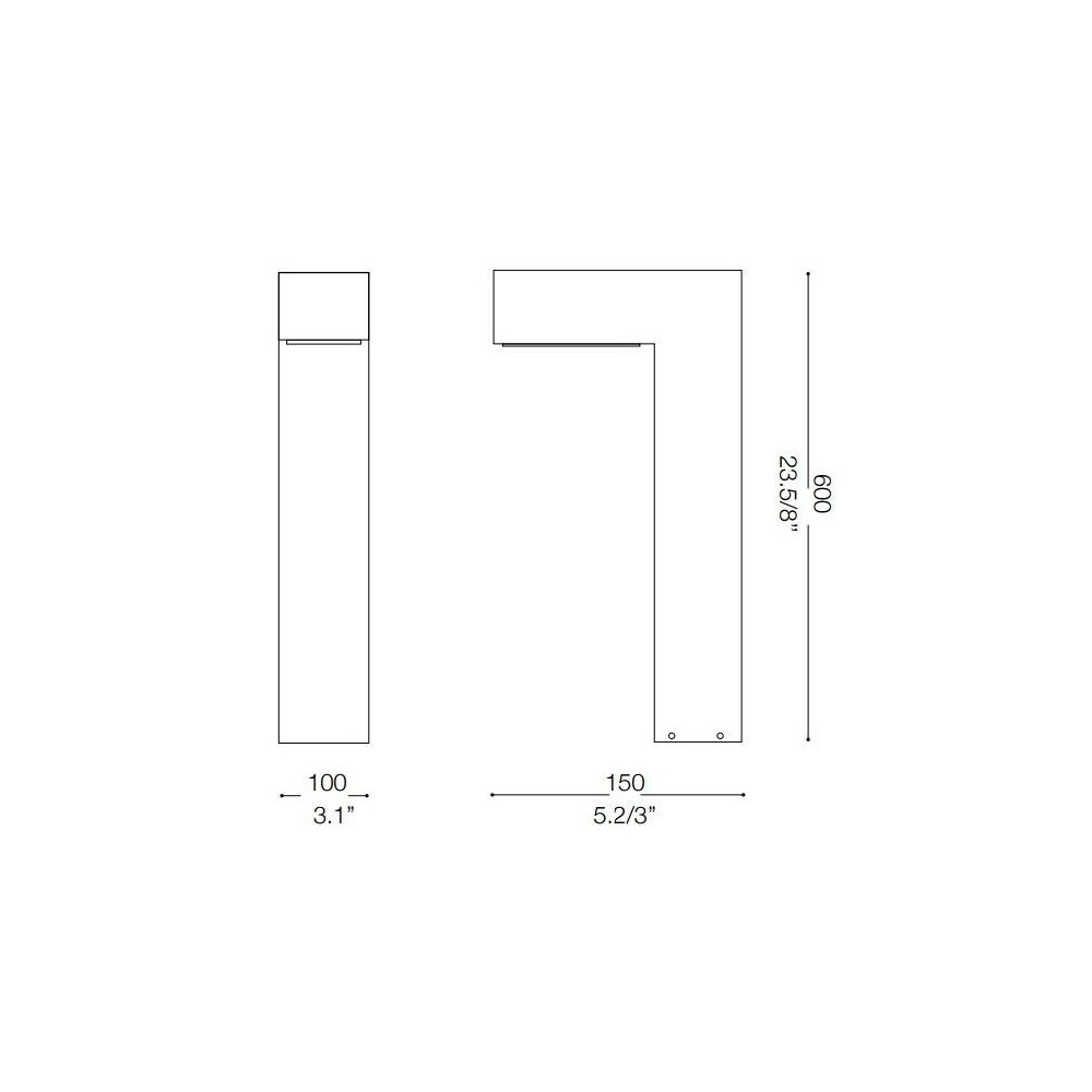 Šviestuvas SIRIO PT2 SMALL ANTRACITE-Lauko šviestuvai-Pagrindinis-Ideal lux, Italija