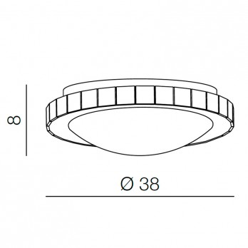 Šviestuvas GALLANT-38 ROUND-Vidaus šviestuvai-Pagrindinis-Azzardo, Lenkija