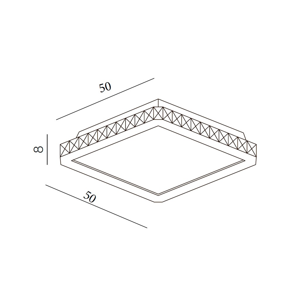 Šviestuvas GALLANT-50 SQUARE-Vidaus šviestuvai-Pagrindinis-Azzardo, Lenkija