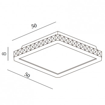 Šviestuvas GALLANT-50 SQUARE-Vidaus šviestuvai-Pagrindinis-Azzardo, Lenkija