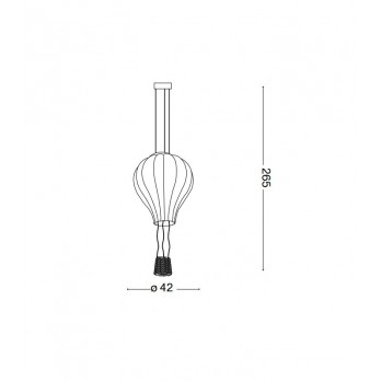 Šviestuvas DREAM BIG SP1 D42-Vidaus šviestuvai-Pagrindinis-Ideal lux, Italija