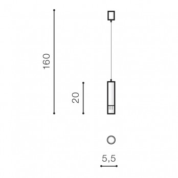 Šviestuvas GALILEO 12º 35º WHITE-Vidaus šviestuvai-Pagrindinis-Azzardo, Lenkija