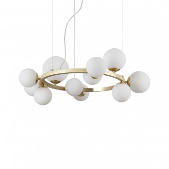 Šviestuvas PERLAGE SP11 SATIN BRASS-Vidaus šviestuvai-Pagrindinis-Ideal lux, Italija