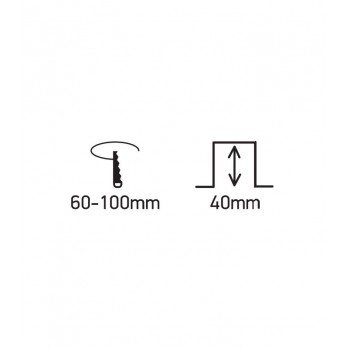 10W LED įmontuojama panelė Round 4000K