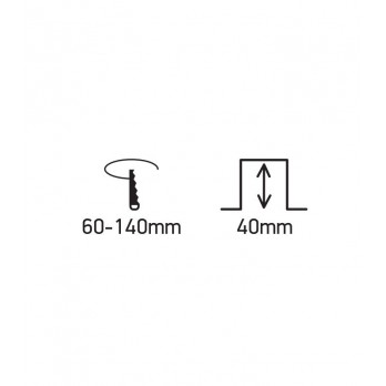 14W LED įmontuojama panelė Round 3000K