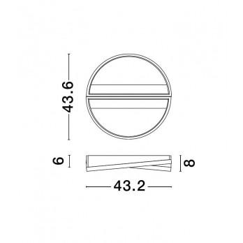 Šviestuvas ELIZE DIMMABLE