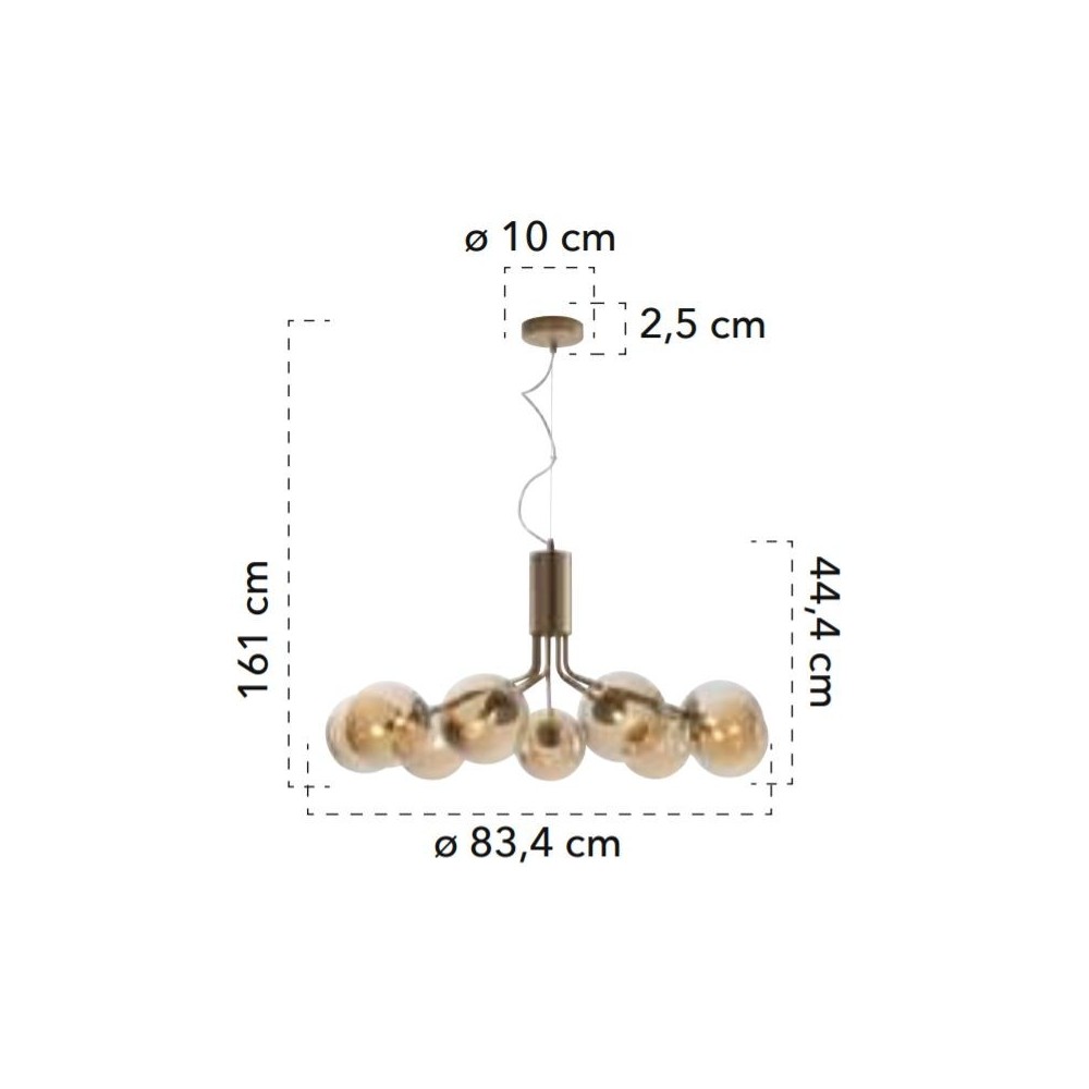 Šviestuvas HONEY-9 PENDANT-Vidaus šviestuvai-Pagrindinis-Fan, Italija