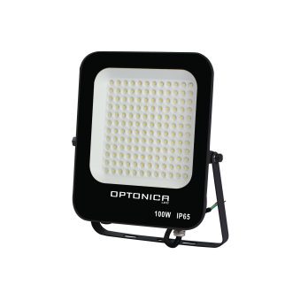 100W LED prožektorius, juodas, 2700K, IP65