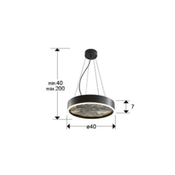 Šviestuvas  Stone 56W STEP DIM