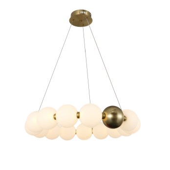 Šviestuvas LED PENDANT LAMP 27W/2160LM COPPER+WHITE 3000K