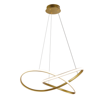 Šviestuvas LED PENDANT LAMP 30W/2400LM SATIN GOLD 3000K