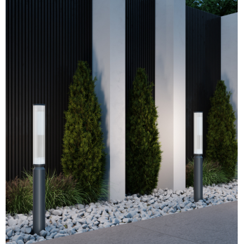 Šviestuvas LIT 12W ANTRACITE 3000K IP65 78 cm