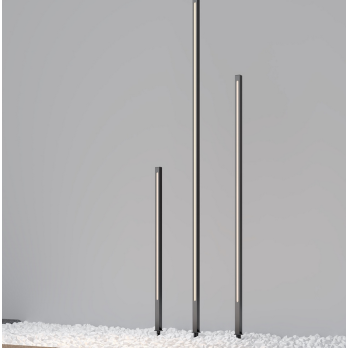 Šviestuvas POLE 18W ANTRACITE 3000K IP65 120 cm