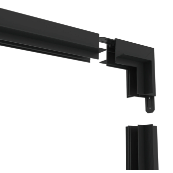 Magnetinės sistemos SMART mechaninė L formos jungtis įleidžiamam bėgeliui    TR/EU-2118-BK