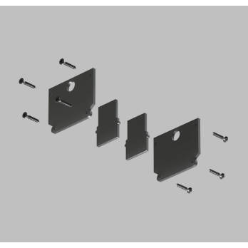 Magnetinės sistemos SMART  bėgelio montavimo rinkinys  TR/EU-2025-BK
