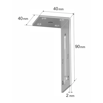 Magnetinės sistemos SMART  bėgelio montavimo rinkinys  TR/EU-3045-AL