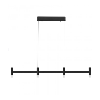 Pakabinamas šviestuvas POETIIC  juodas 110cm.