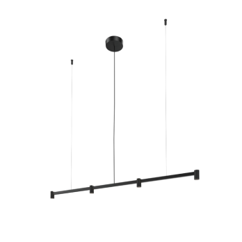 Pakabinamas šviestuvas TRACE CHANDELIER matinis juodas 111cm.