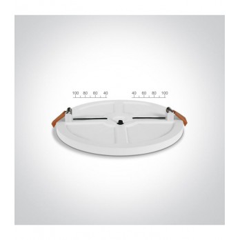 10W LED įmontuojama panelė RUBI 3000K