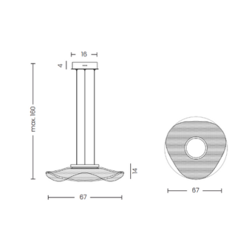 Pakabinamas šviestuvas MEDUSA 50