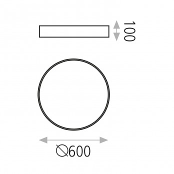 Šviestuvas ISIA-60 55W 3000K BLACK-Vidaus šviestuvai-Pagrindinis-ACB, Ispanija