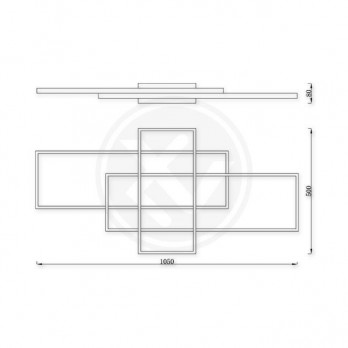 Šviestuvas LED GALAXIS PEGAZ 130W-Vidaus šviestuvai-Pagrindinis-Elecctrro, Lenkija