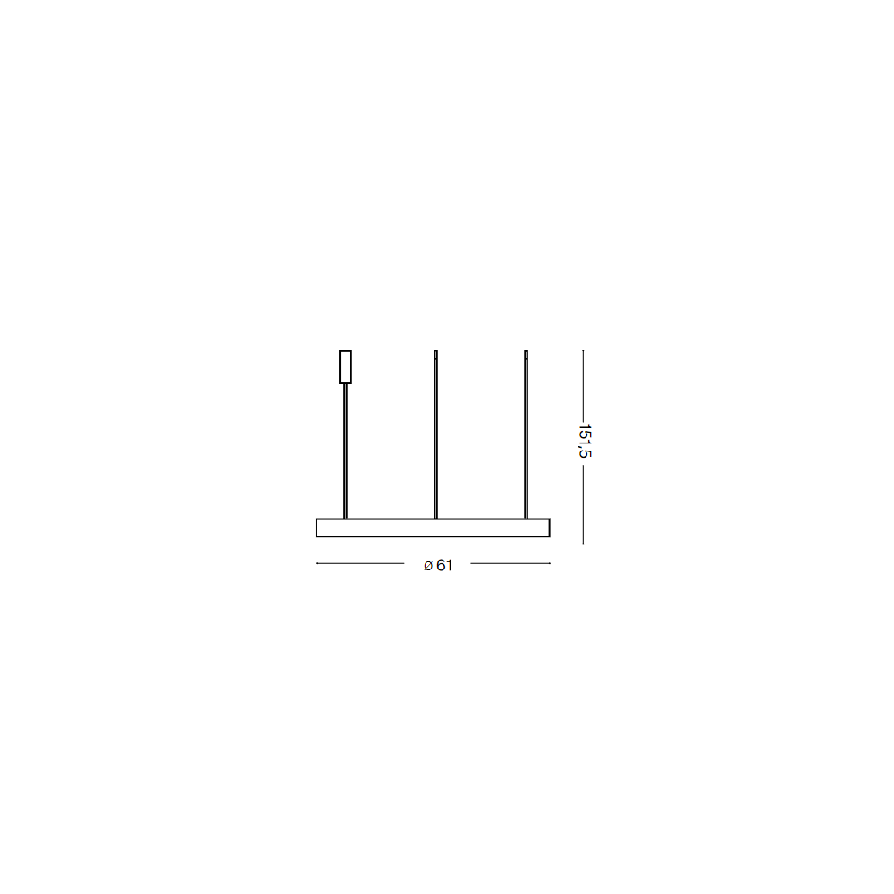 Šviestuvas GEMINI SP D61 WHITE-Vidaus šviestuvai-Pagrindinis-Ideal lux, Italija