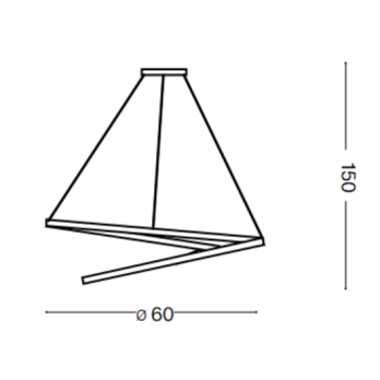 Šviestuvas OZ SP D60 GOLD PENDANT-Vidaus šviestuvai-Pagrindinis-Ideal lux, Italija