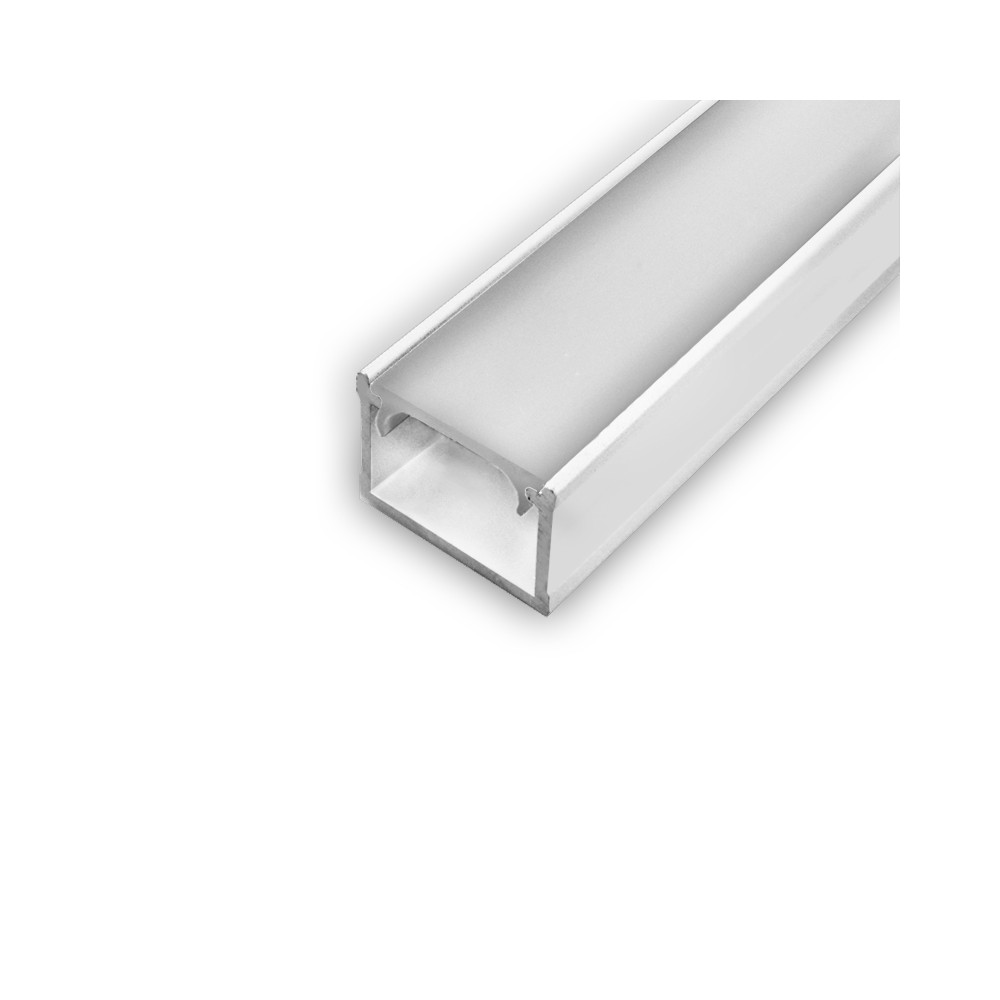 1 m LED paviršinis profilis MAXI SURFACE baltas-LED Produkcija-Pagrindinis-