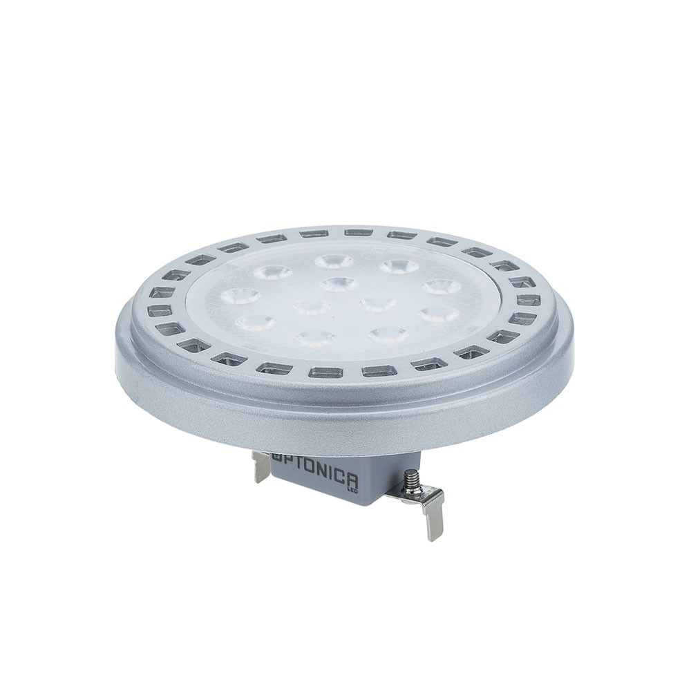 15W LED lemputė AR111/G53 12V 30° – EPISTAR šiltai balta-LED Produkcija-Pagrindinis-Optonica, Bulgarija