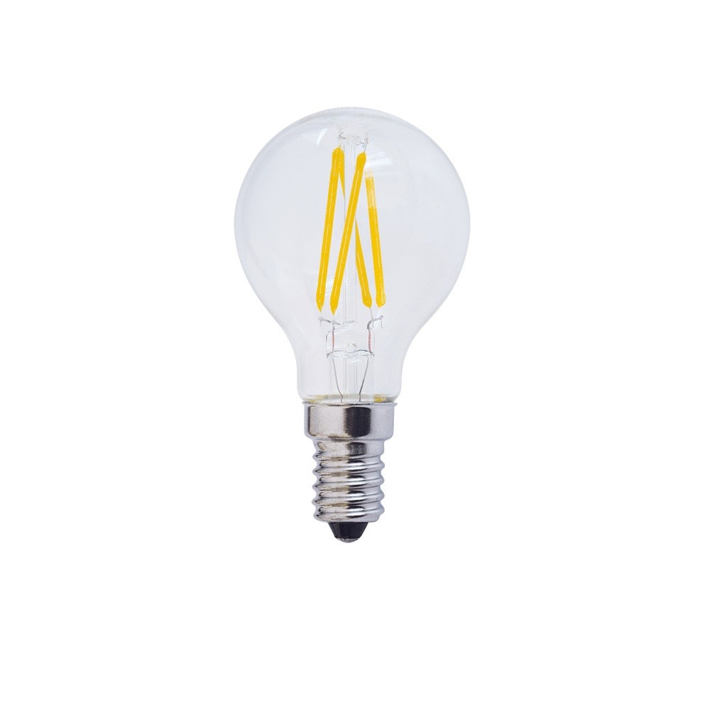 4W LED lemputė E14 G45 230V šiltai balta-LED Produkcija-Pagrindinis-Optonica, Bulgarija