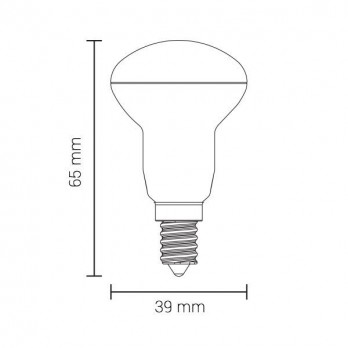 4W LED lemputė R39 E14 220V šiltai balta-LED Produkcija-Pagrindinis-Optonica, Bulgarija