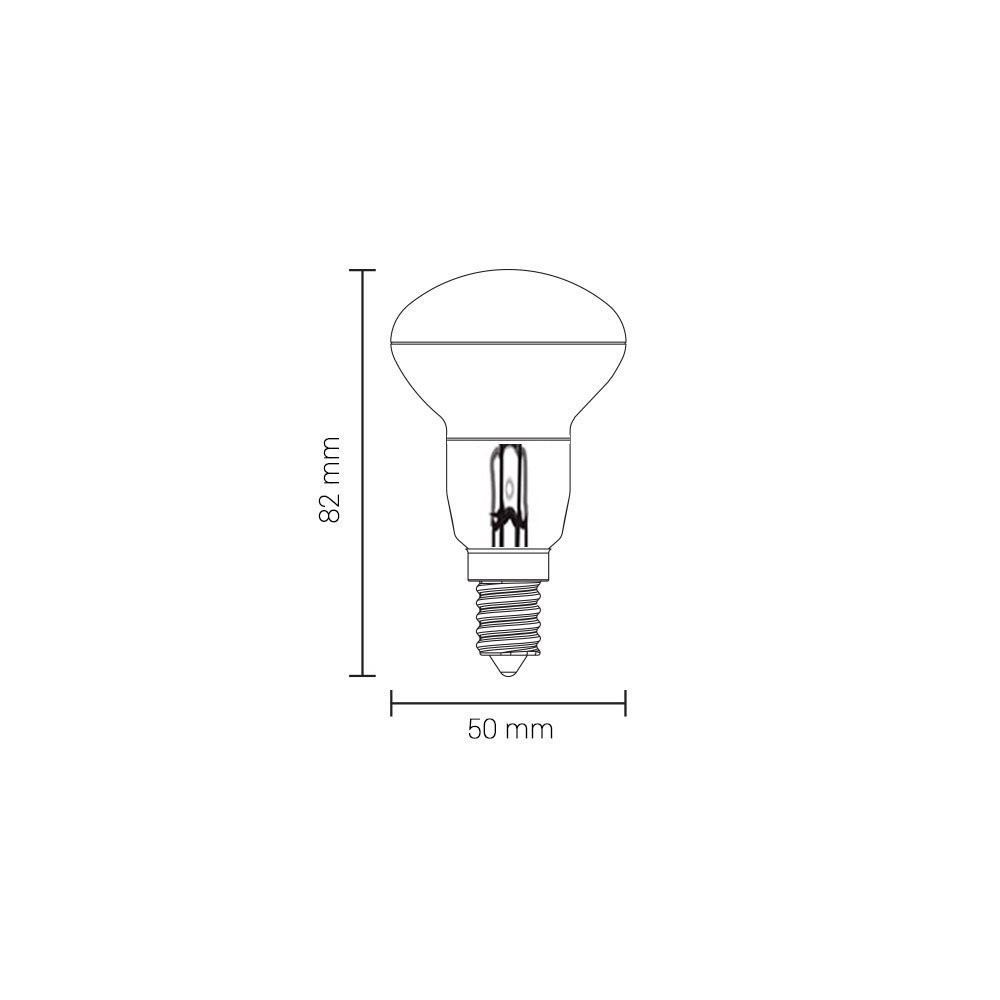 5W LED lemputė E14 R50 230V šiltai balta-LED Produkcija-Pagrindinis-Optonica, Bulgarija