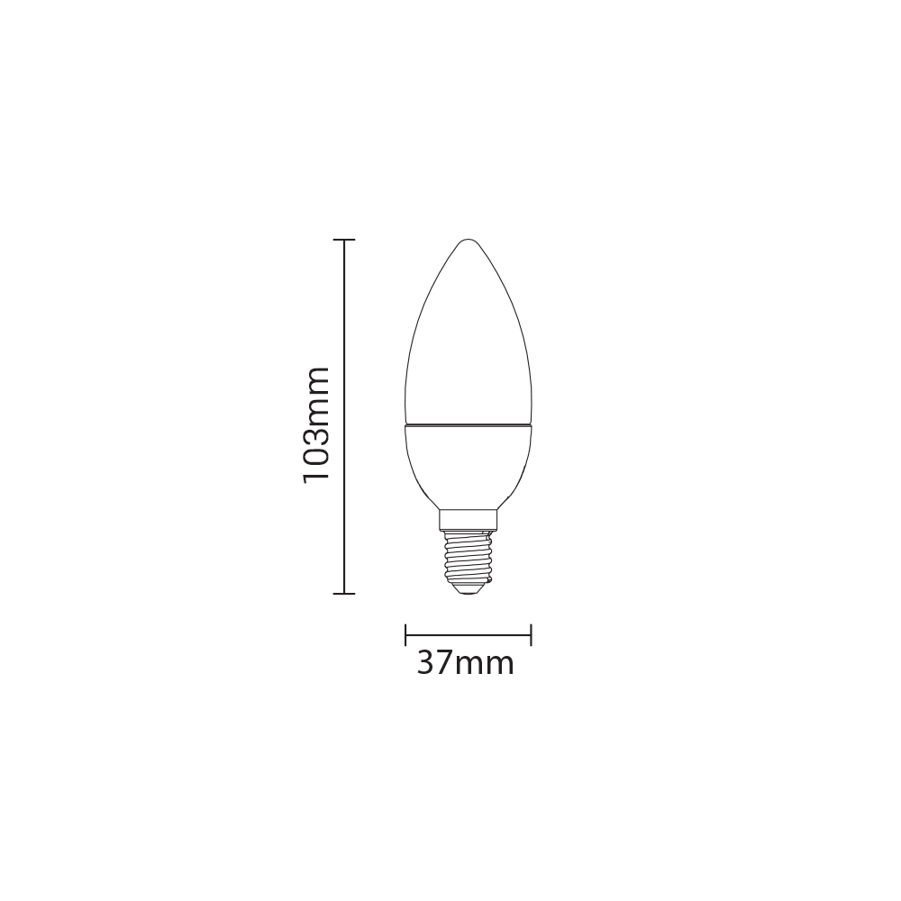 6W LED pritemdoma lemputė E14 220V šiltai balta-LED Produkcija-Pagrindinis-Optonica, Bulgarija