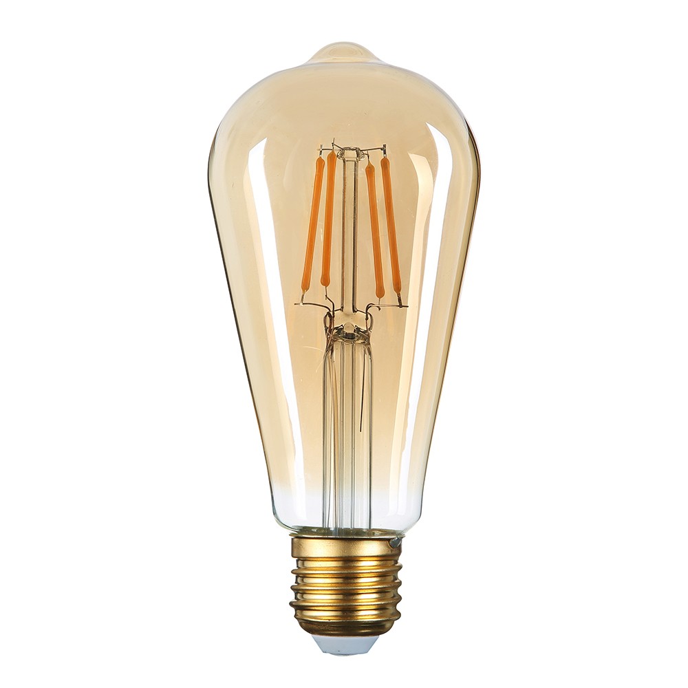 8W LED lemputė E27 220V 2500K GOLDEN GLASS DIMMABLE-LED Produkcija-Pagrindinis-Optonica, Bulgarija
