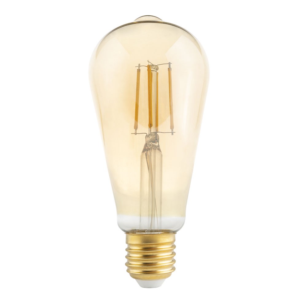 4W LED lemputė E27 220V 2500K GOLDEN GLASS-LED Produkcija-Pagrindinis-Optonica, Bulgarija