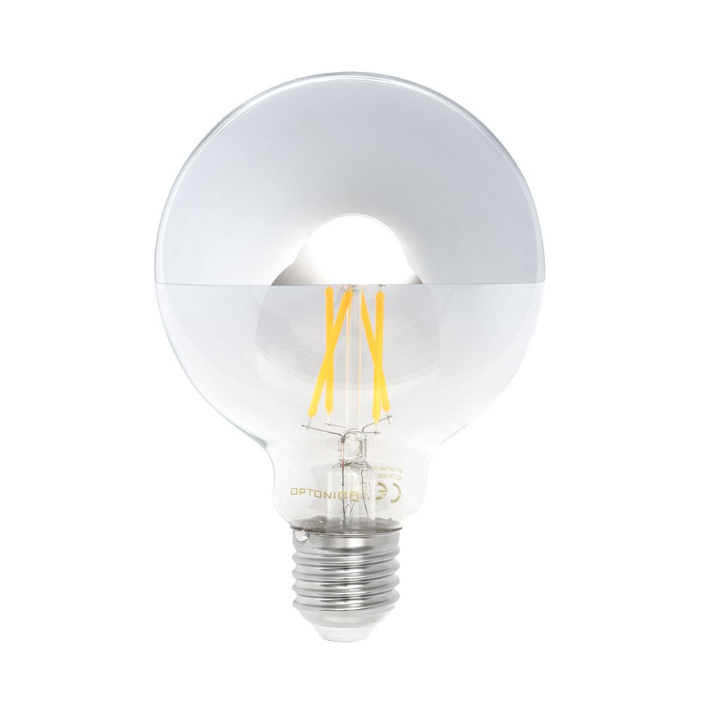 4W LED lemputė E27 šiltai balta SILVER-LED Produkcija-Pagrindinis-Optonica, Bulgarija