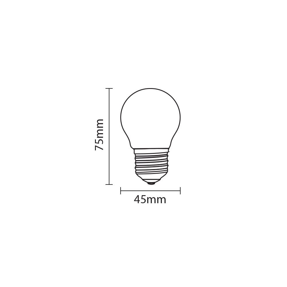 6W LED lemputė G45 E27 220V šiltai balta-LED Produkcija-Pagrindinis-Optonica, Bulgarija