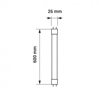 9W LED lempa T8, 60 cm, plastikiniu dangteliu, dienos šviesa-LED Produkcija-Pagrindinis-Optonica, Bulgarija