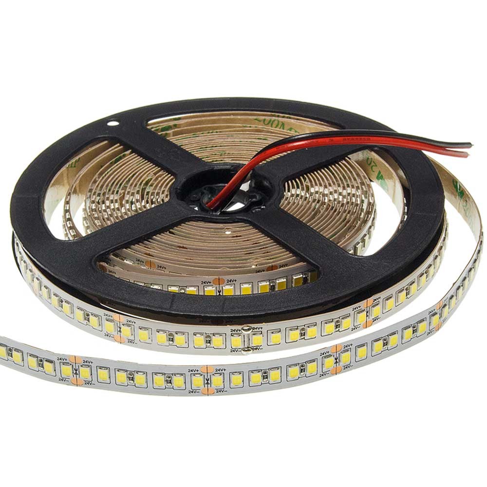 20W/m LED juosta, 2835, 196 LED/m, šiltai balta IP65-LED Produkcija-Pagrindinis-Optonica, Bulgarija