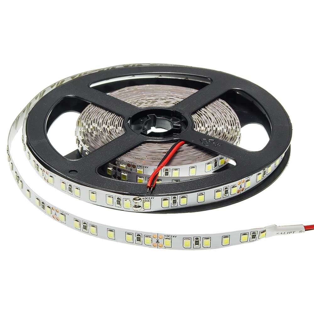9,6W/m LED juosta, 2835, 120 LED/m, šiltai balta-LED Produkcija-Pagrindinis-Optonica, Bulgarija